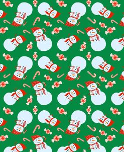 Snowman Candy Cane Pattern