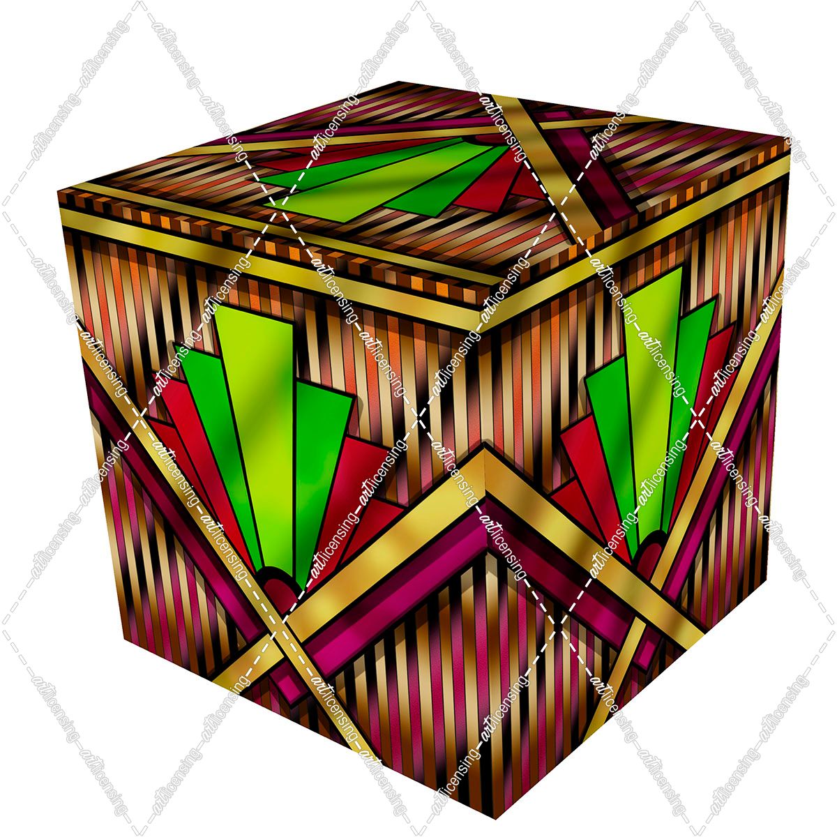Art Deco 13 Cube