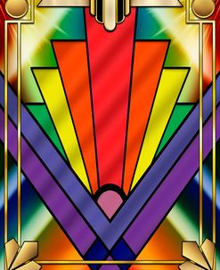Art Deco Chevron 1V