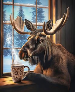 A Moose And His Coffee