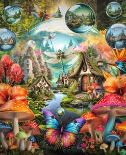 Elfin Villages Floating in the Forest