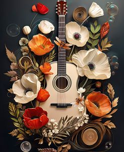 Guitar In Poppies