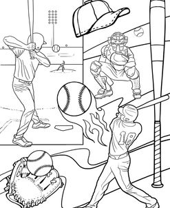 Baseball Coloring