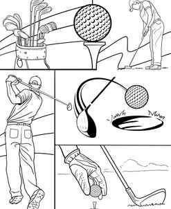 Golf Coloring