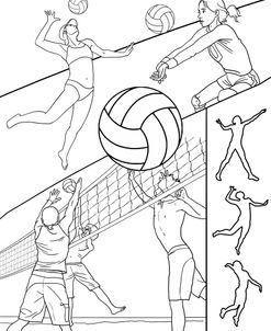 Voleibol Coloring