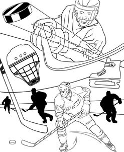 Hockey Coloring