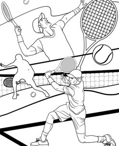 Tennis Coloring