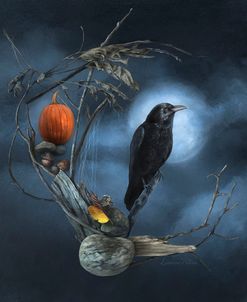 Crescent Raven Moon