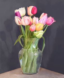 Tulips In Vase