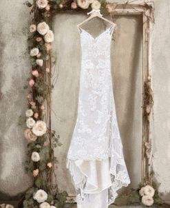 Wedding Gown and Roses