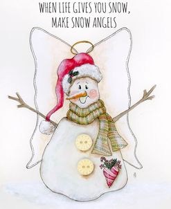 Snowman Angel