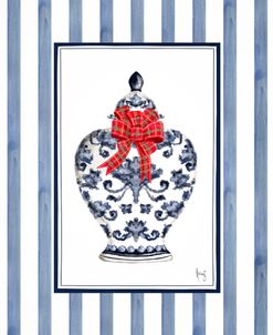 Tartan Ginger Jar