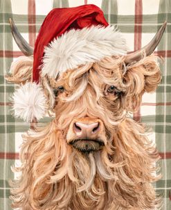 Christmas Highland Cow