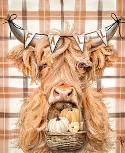 Fall Highland Cow