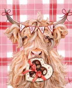 Valentine Highland Cow