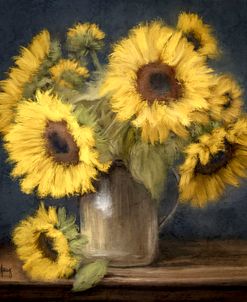 Sunflowers In Pitcher