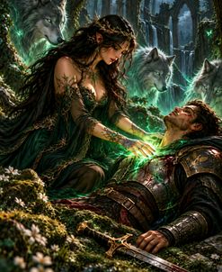 Moonlight Healing In Enchanted Ruins