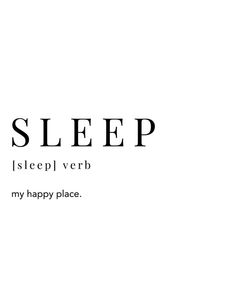 Sleep Definiton