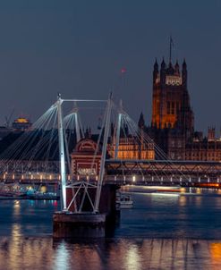 Millennium Bridge London Pano