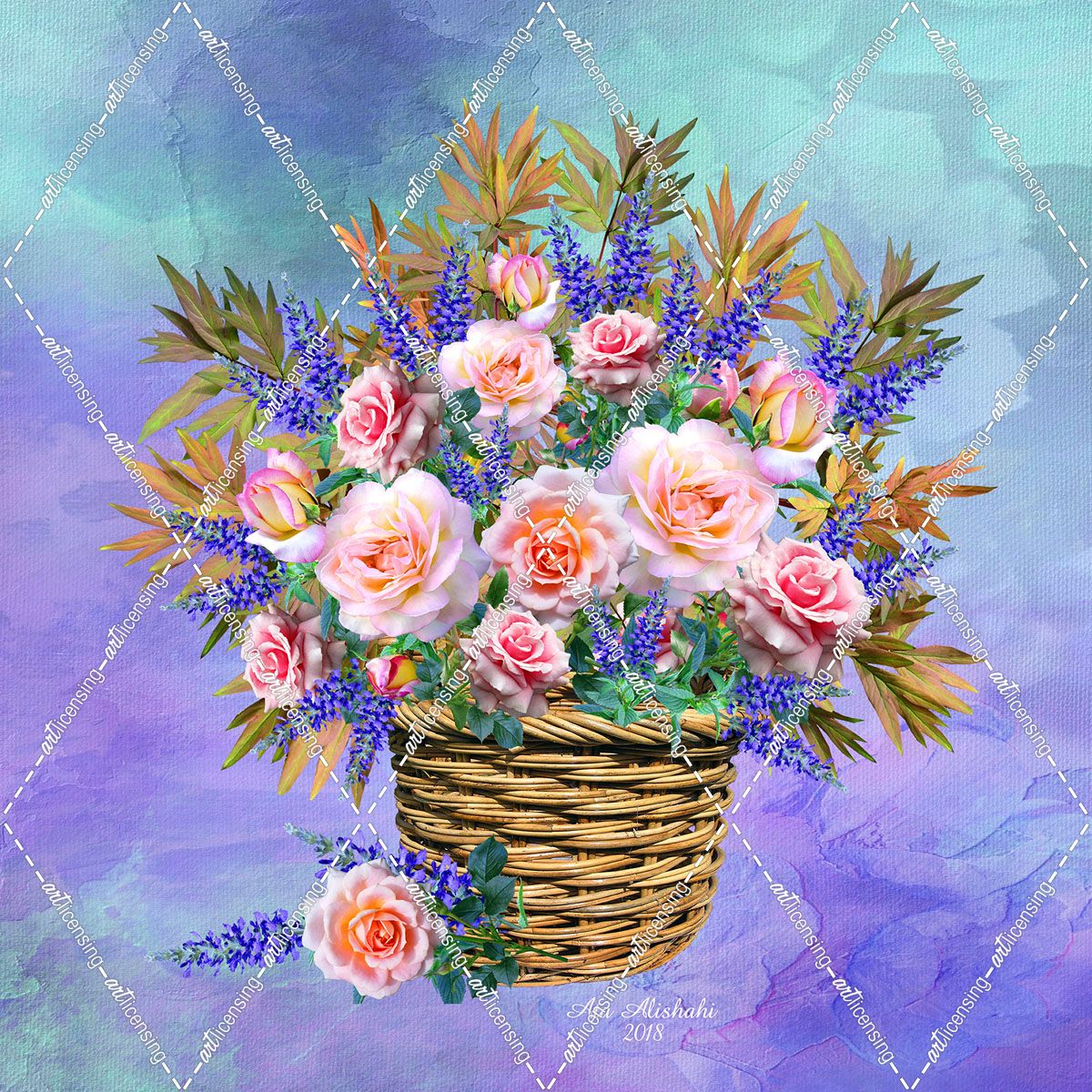 A Basket Of Flowers