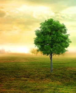 Lone Green Tree