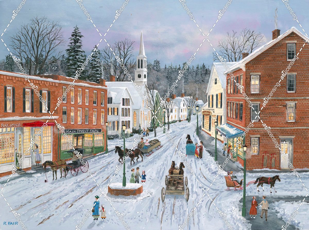Main Street in Winter