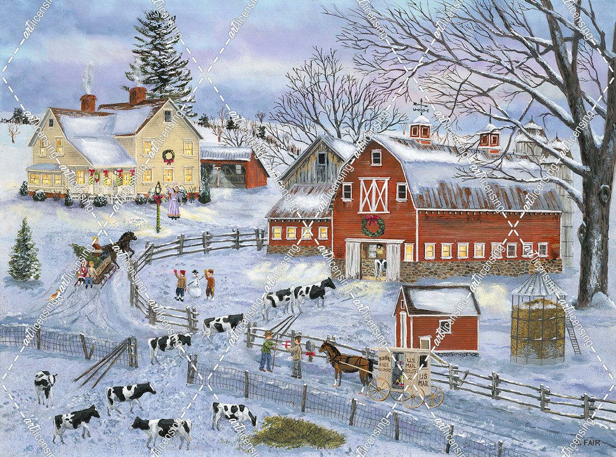 Dairy Farm at Christmas