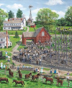 Amish Barn Raising