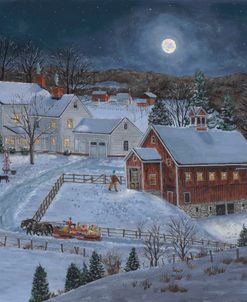 Moonlit Hay Ride