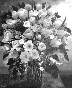 Black and White Bouquet