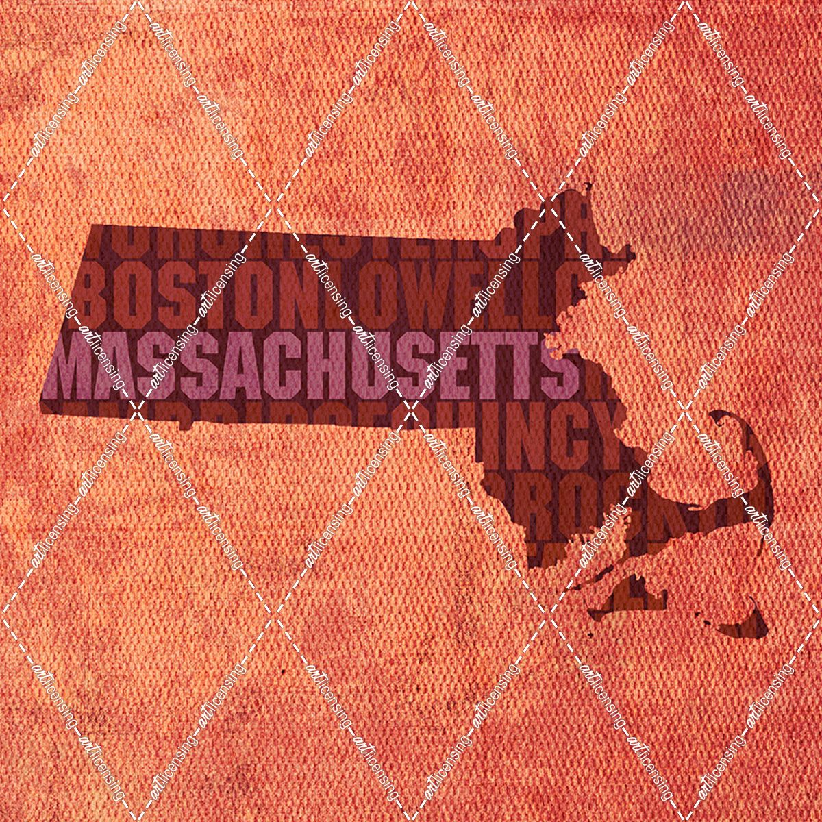 Massachusetts State Words
