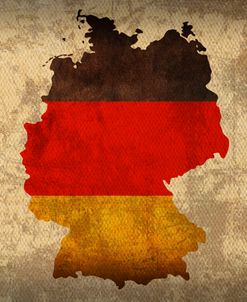 Germany Country Flag Map