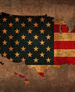 Usa Country Flag Map