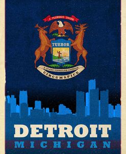 Detroit City Flag
