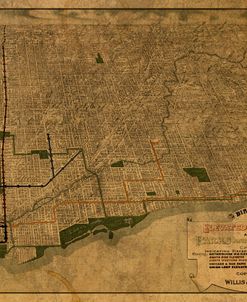 Birds Eye Chicago 1907