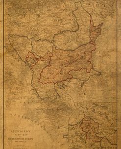 Eastern Europe Map 1878