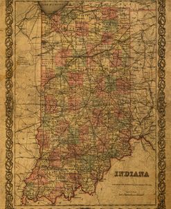 Indiana Map 1855