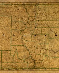 Map of Colorado 1879