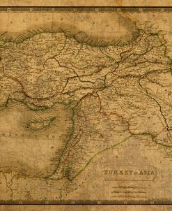 Map of Turkey 1829