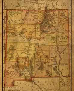 New Mexico Map 1886