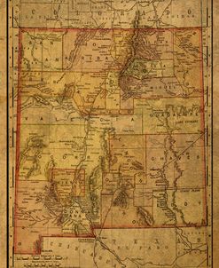 New Mexico Map 1886