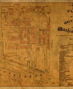 Plan of Navy Yard DC 1881