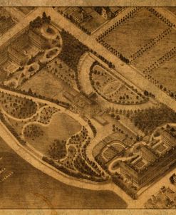 Plan of Presidents House DC 1857