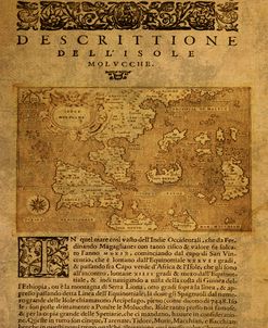 Spice Islands Map 1576