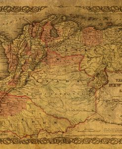 Venezuela New Grenada and Ecuador 1855