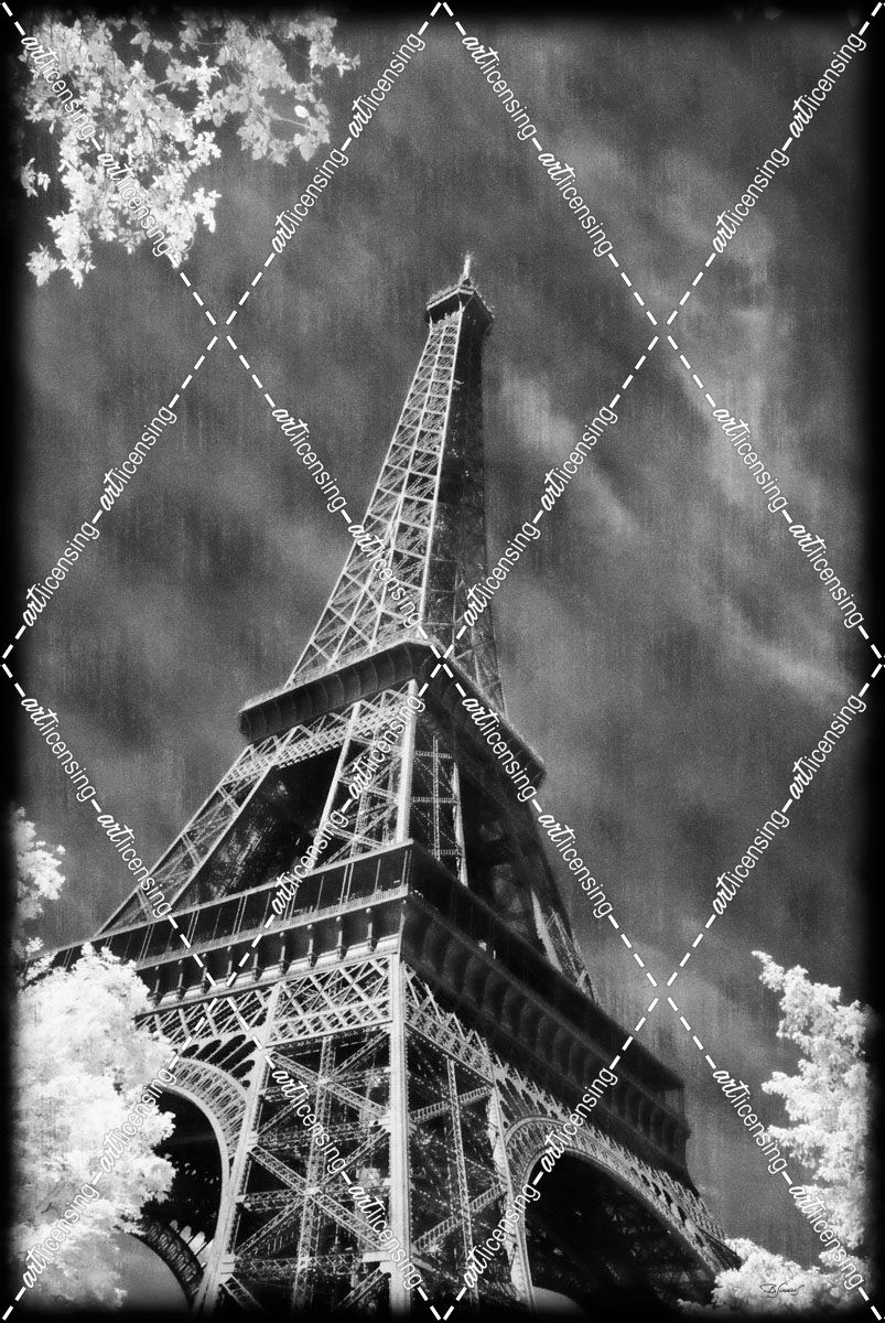 Eiffel Tower B&W