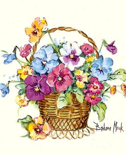 602 Pansy Basket Miniature