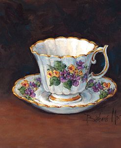 1135 Viola Bouquet Teacup