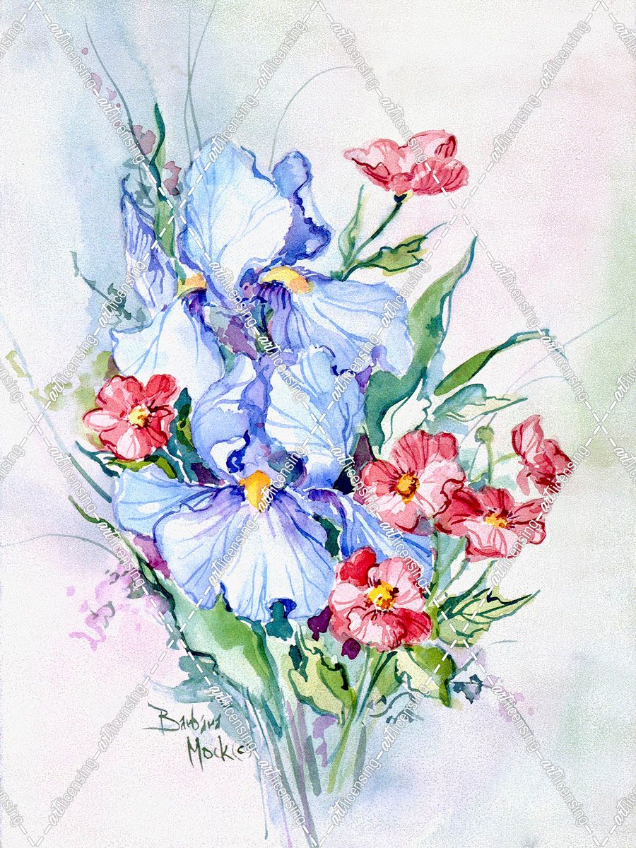 3585 Blue Iris Bouquet