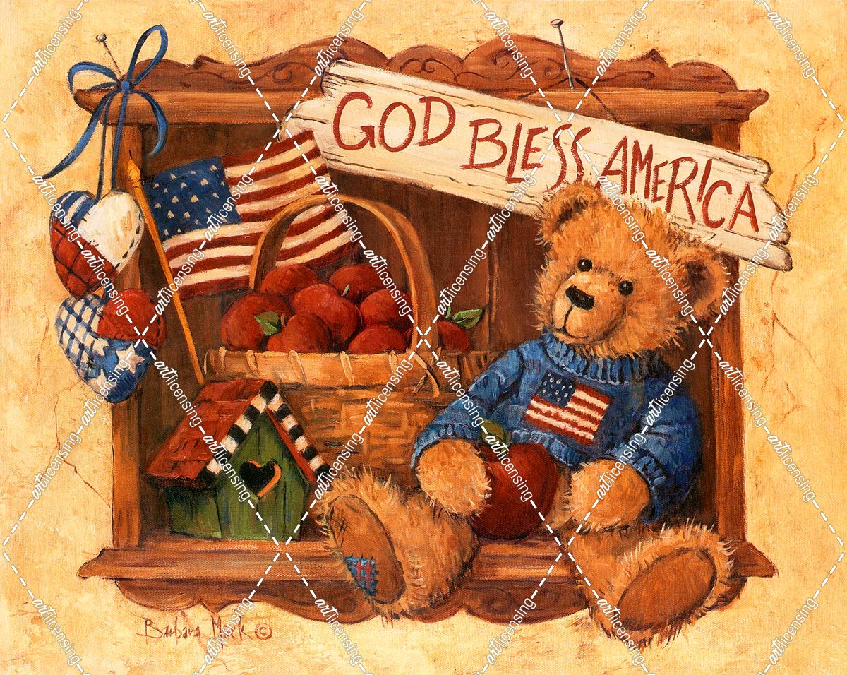 God Bless America Teddy